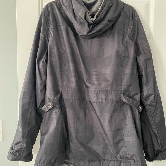 Free Country Woman’s Coat with Faux fur lining Size 1X Dark Gray - Picture 4 of 10